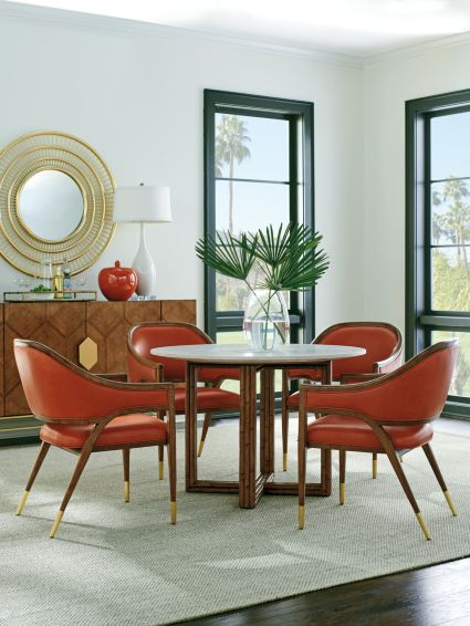 Island Fusion Dining Room table with Coles Bay Side Chairs and Ocean Club's Sea Glass Buffet Island Fusion Dining Room table with Coles Bay Side Chairs and Ocean Club's Sea Glass Buffet